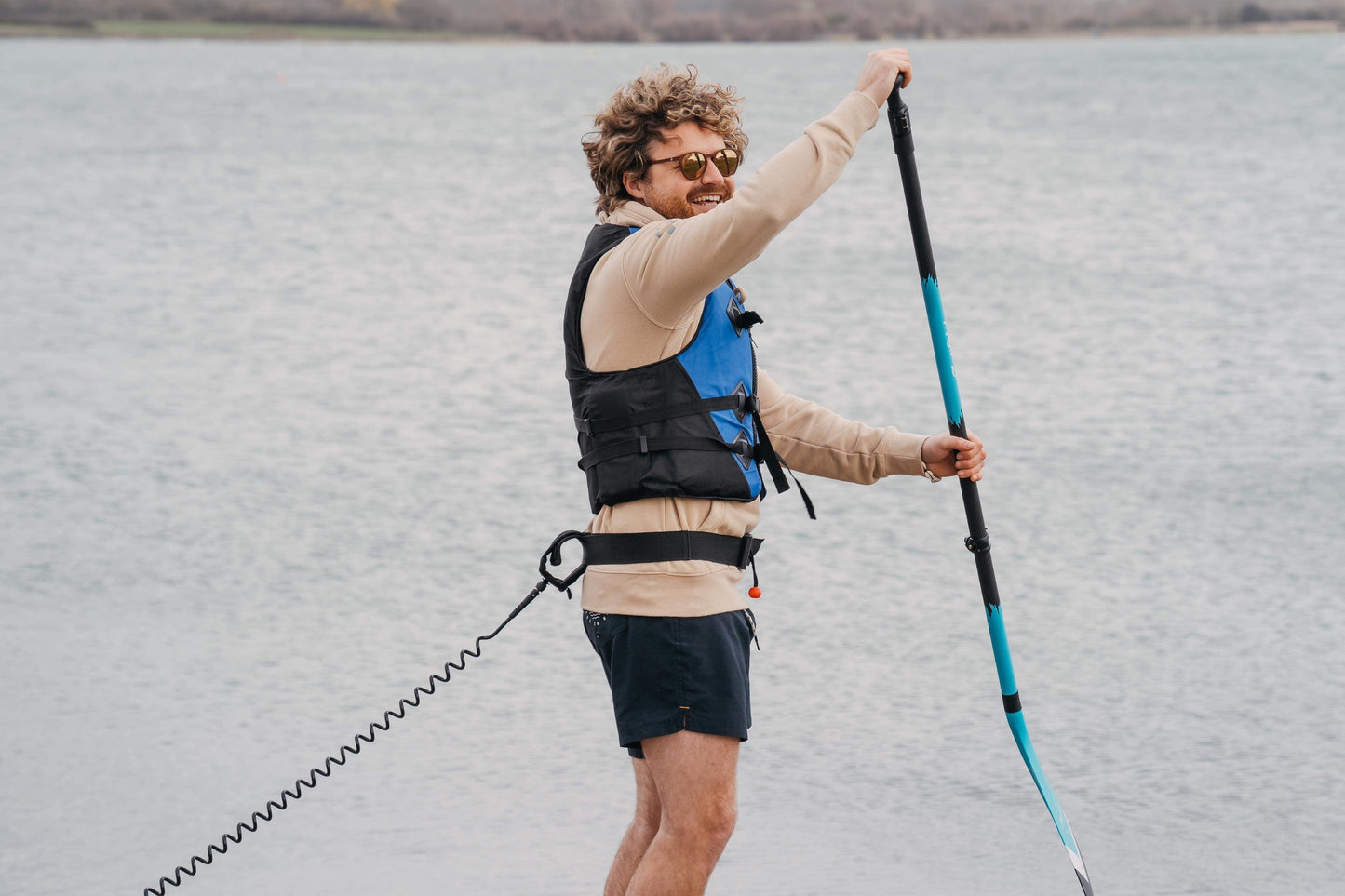 FREE BAG | 3 Piece Full Carbon Paddle Board Paddle - Blue/Pink/Black FatStick Boards