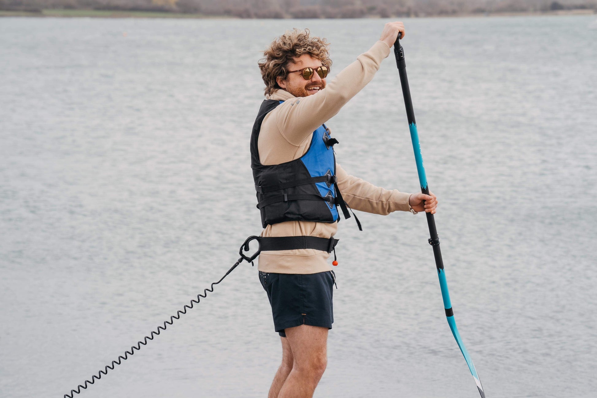 FREE BAG | 3 Piece Full Carbon Paddle Board Paddle - Blue/Pink/Black FatStick Boards