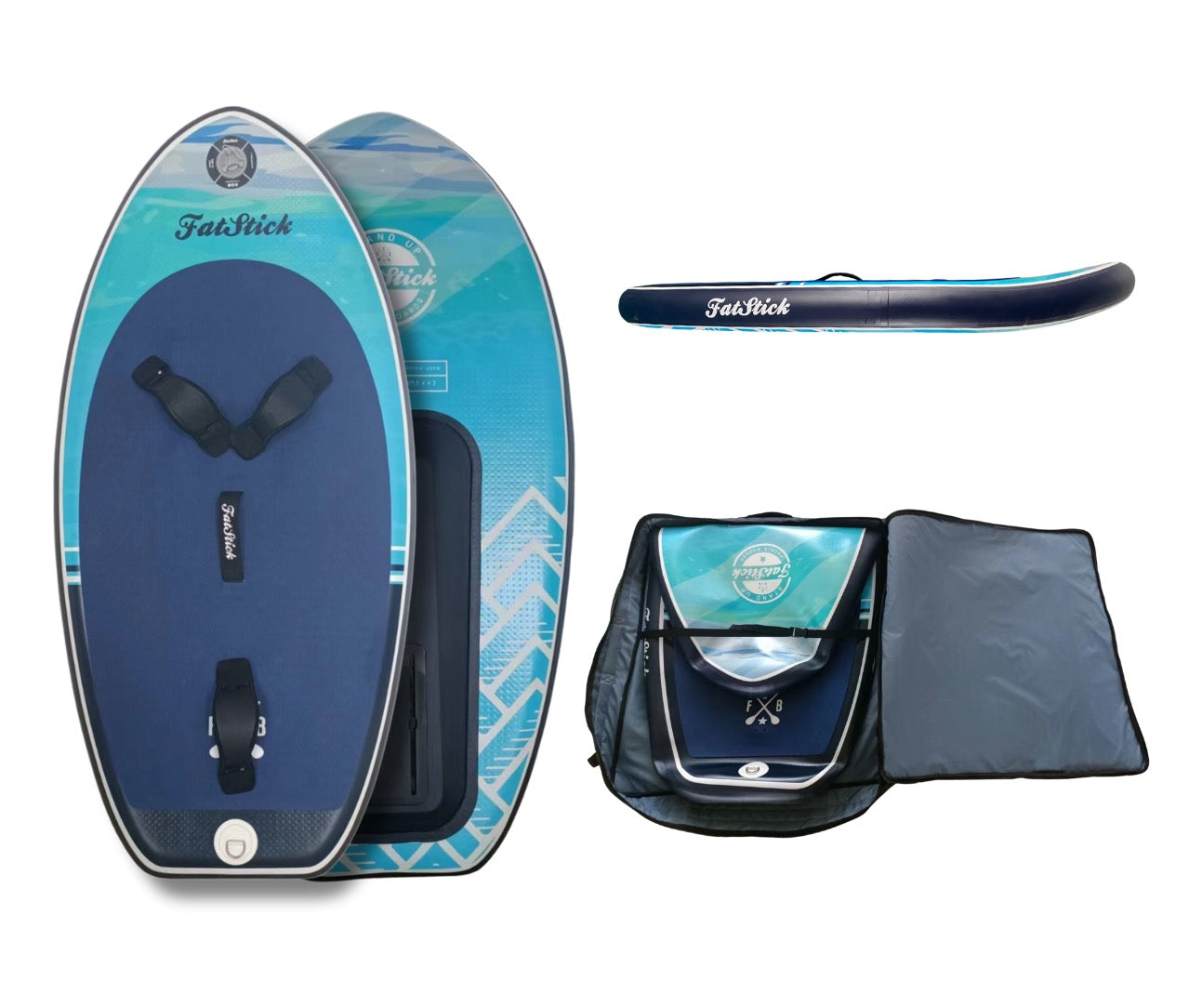 FatStick 5ft Inflatable Foil Board with Optional Package Extras