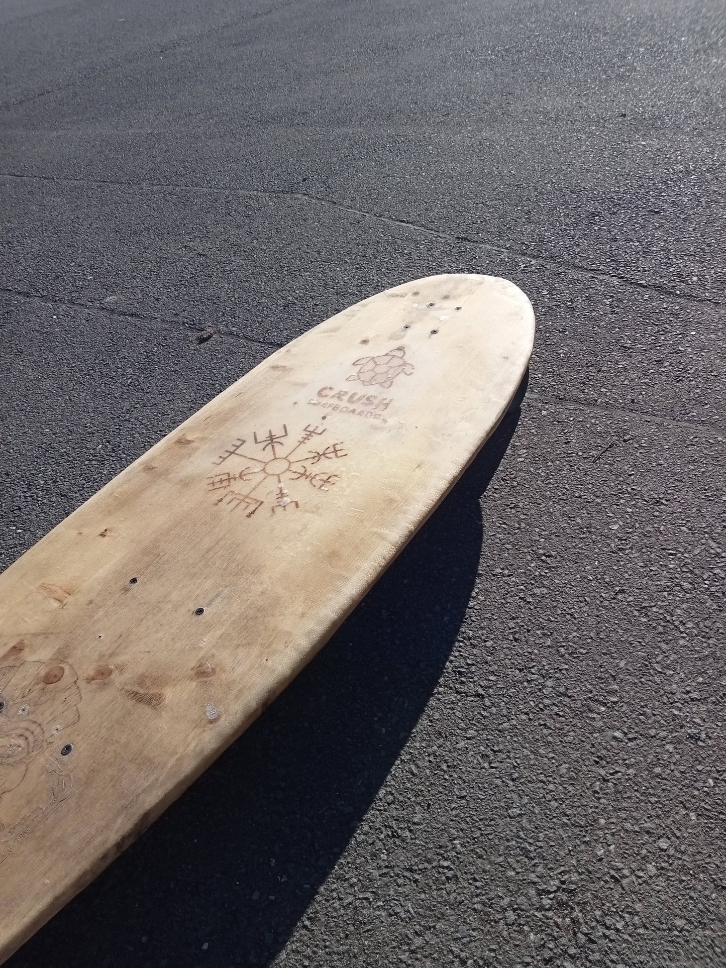 Crush Surfboards Creepie Tiki Cruiser Longboard Skateboard