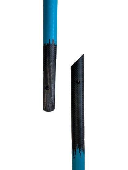 FREE BAG | 3 Piece Full Carbon Paddle Board Paddle - Blue/Pink/Black FatStick Boards