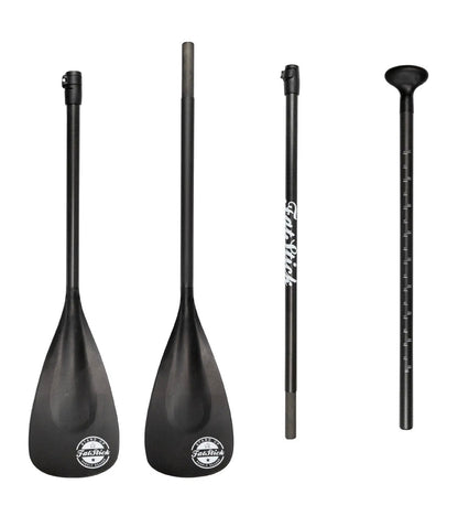 4 Piece Carbon Shaft Paddle Board/KAYAK Paddle SUP Paddles FatStick Boards