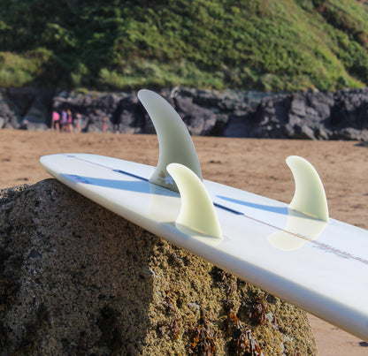 8ft Southern Swells Round Tail Clear Epoxy Finish (FINS Included)