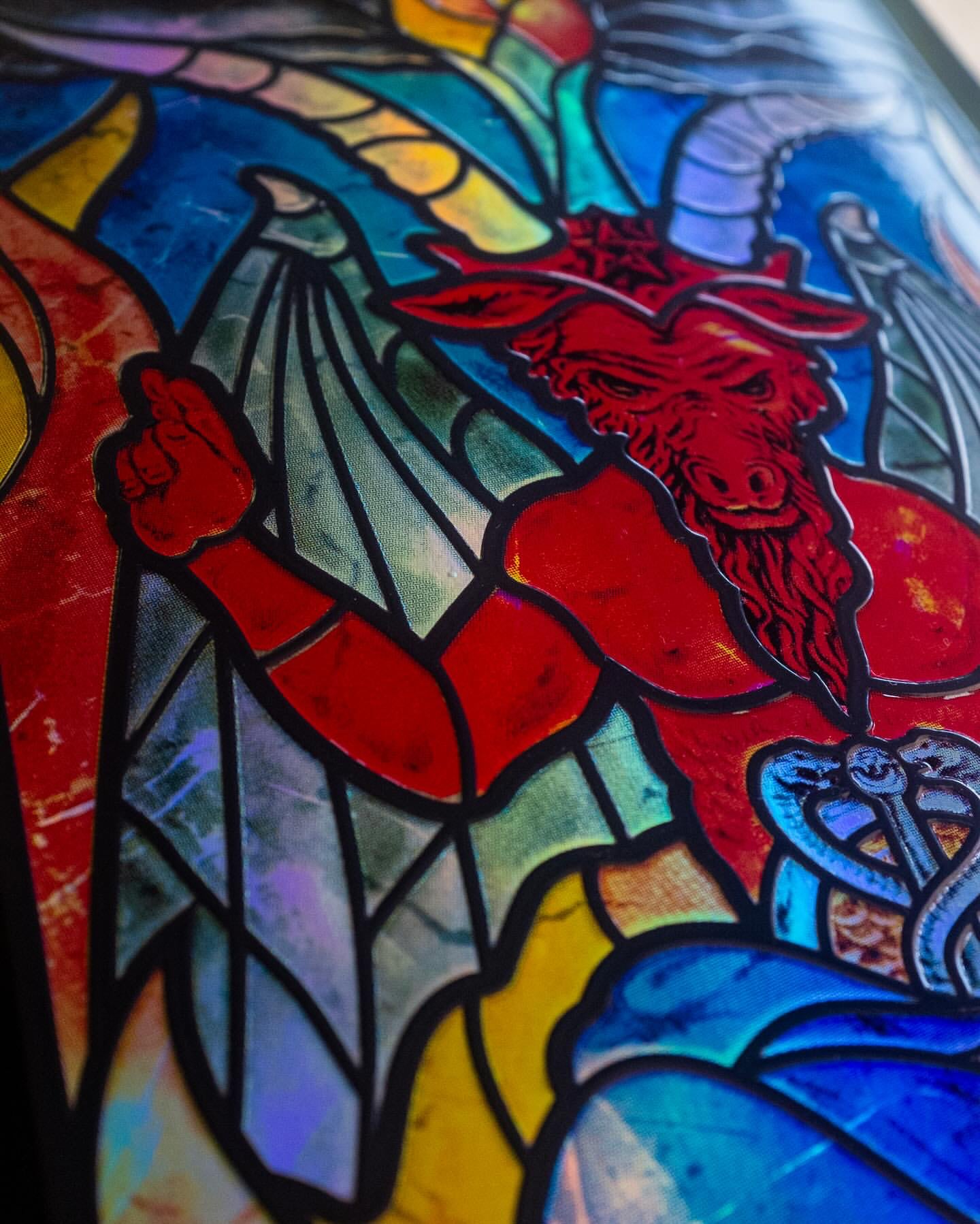 Zero Skateboard Deck Stained Glass Burman 8.5"