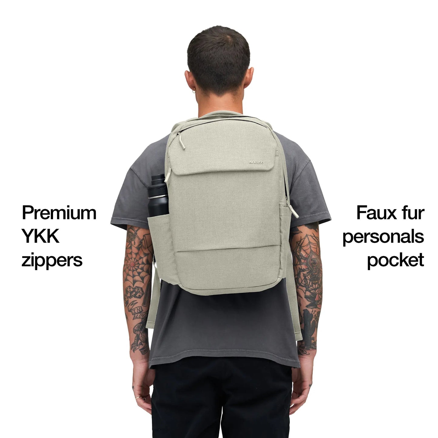 INCASE Crosstown Backpack with Woolnex 18L - Limestone bag INCASE