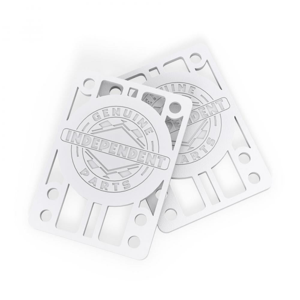 Indy Riser Pads 1/8 inch Skateboard Small Parts indy White