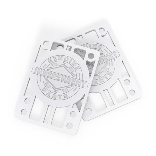 Indy Riser Pads 1/8 inch Skateboard Small Parts indy White