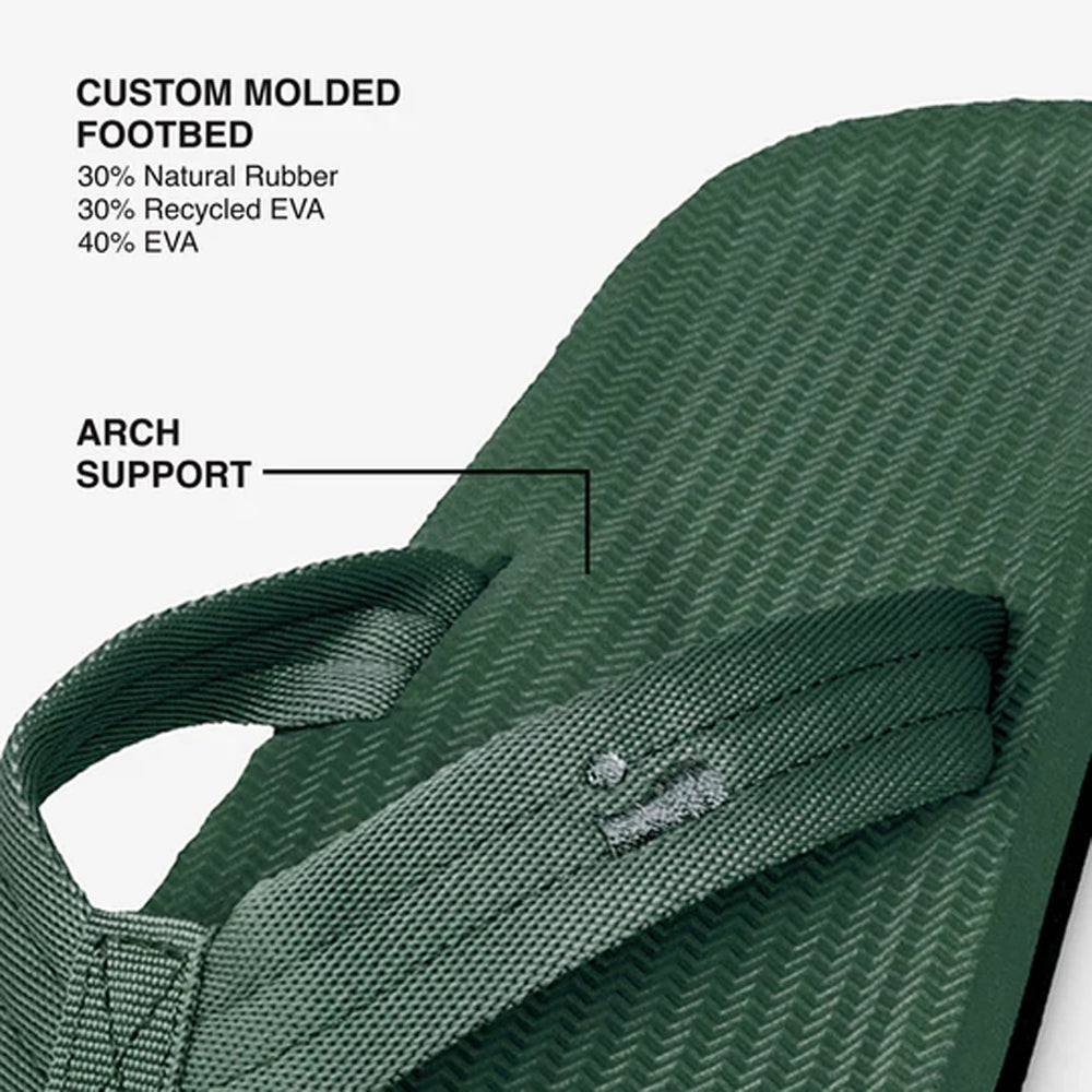 Indosole - Mens Flip Flops - Easy Living - Leaf Sandals Indosole
