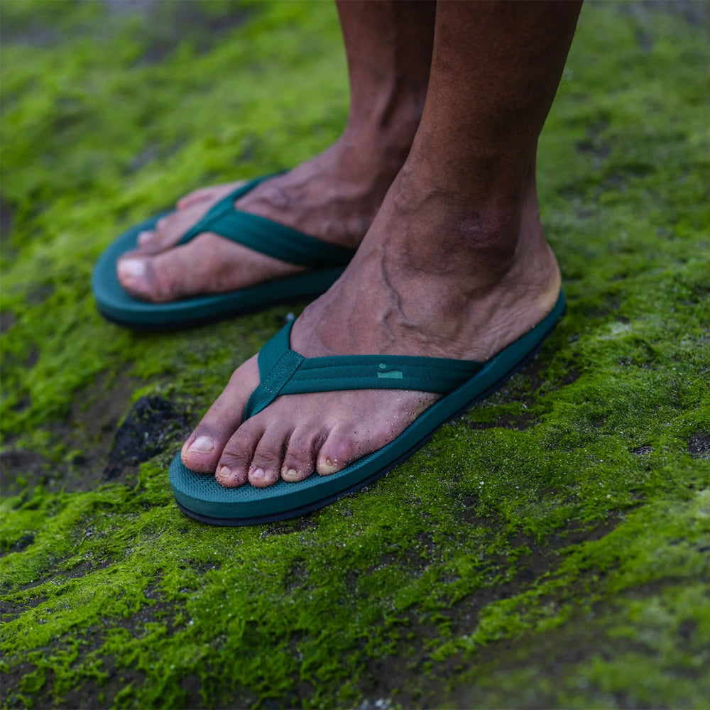 Indosole - Mens Flip Flops - Easy Living - Leaf Sandals Indosole