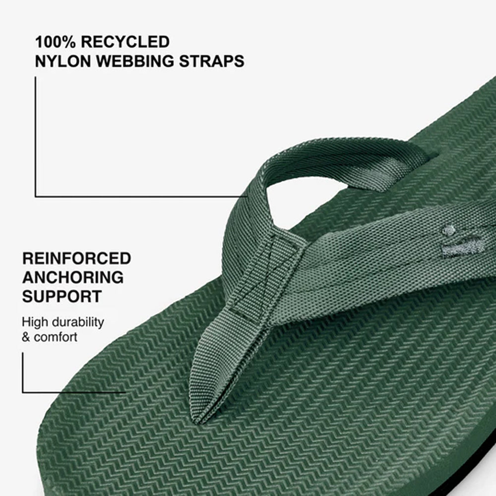 Indosole - Mens Flip Flops - Easy Living - Leaf Sandals Indosole