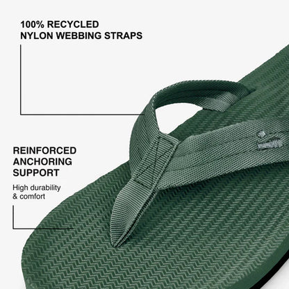 Indosole - Mens Flip Flops - Easy Living - Leaf Sandals Indosole