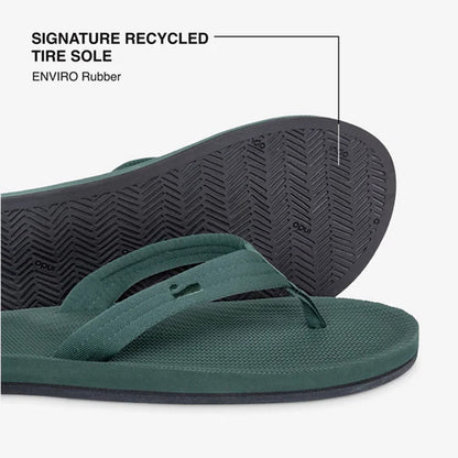 Indosole - Mens Flip Flops - Easy Living - Leaf Sandals Indosole