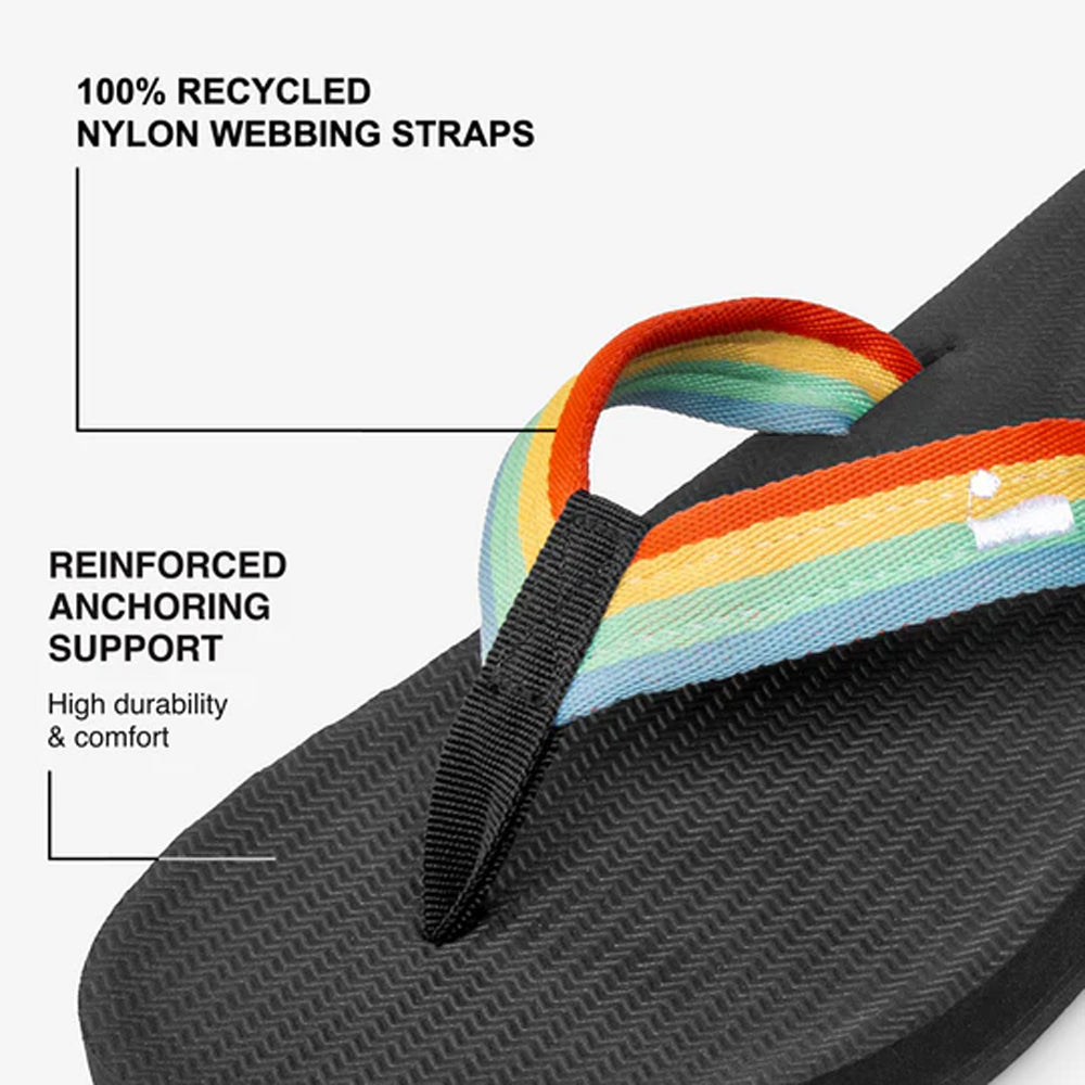 Indosole - Mens Flip Flops - Easy Living - Rainbow Sandals Indosole