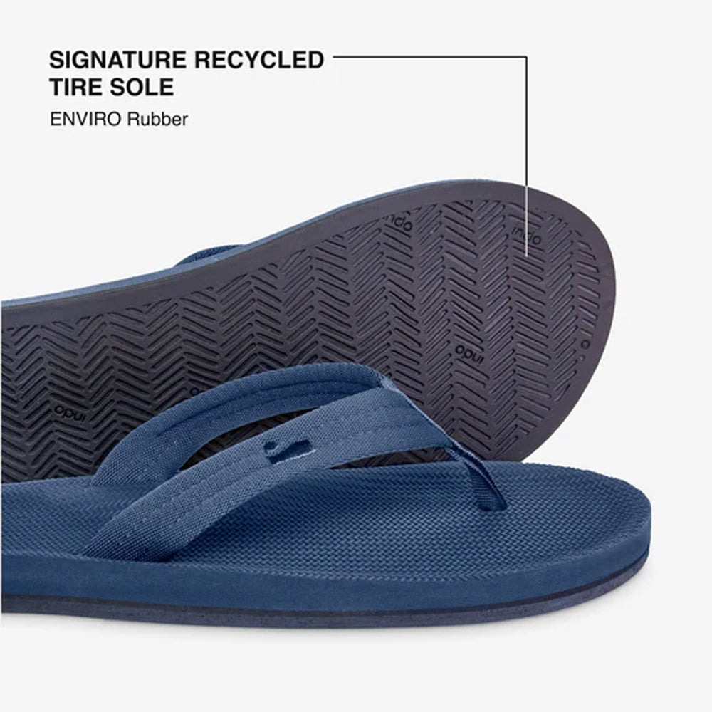 Indosole - Mens Flip Flops - Easy Living - Shore Sandals Indosole