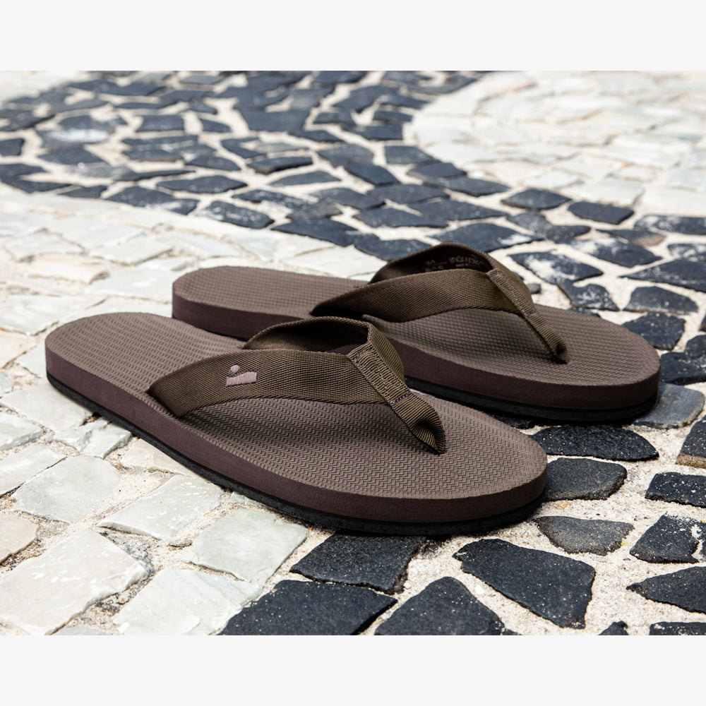 Indosole - Mens Flip Flops - Easy Living Lite - Soil Sandals Indosole