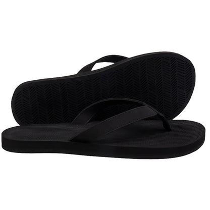 Indosole - Mens Flip Flops - ESSNTLS - Black Sandals Indosole
