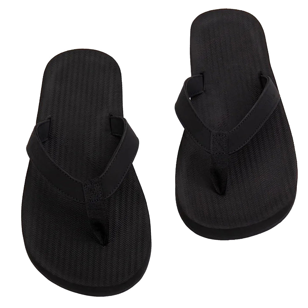 Indosole - Mens Flip Flops - ESSNTLS - Black Sandals Indosole