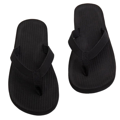 Indosole - Mens Flip Flops - ESSNTLS - Black Sandals Indosole