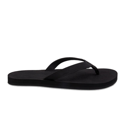 Indosole - Mens Flip Flops - ESSNTLS - Black Sandals Indosole