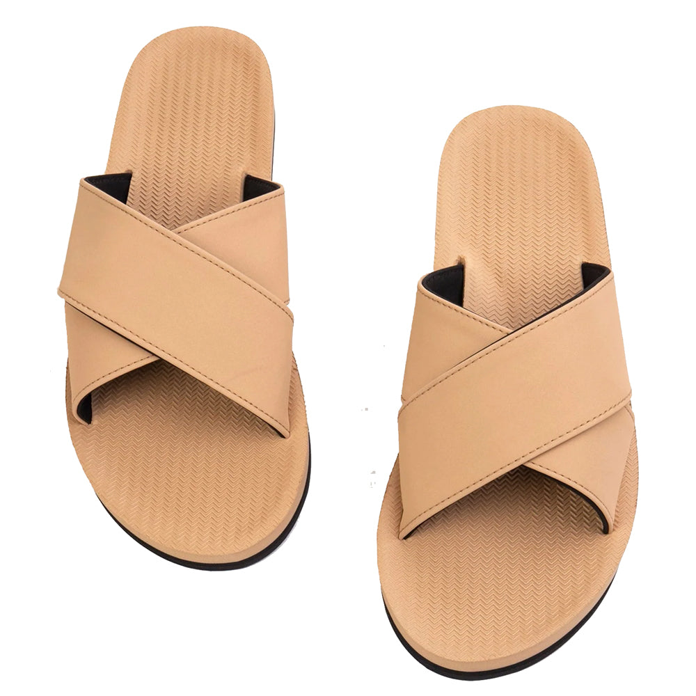 Indosole - Womens Sandals - ESSNTLS Cross - Soil Light Sandals Indosole