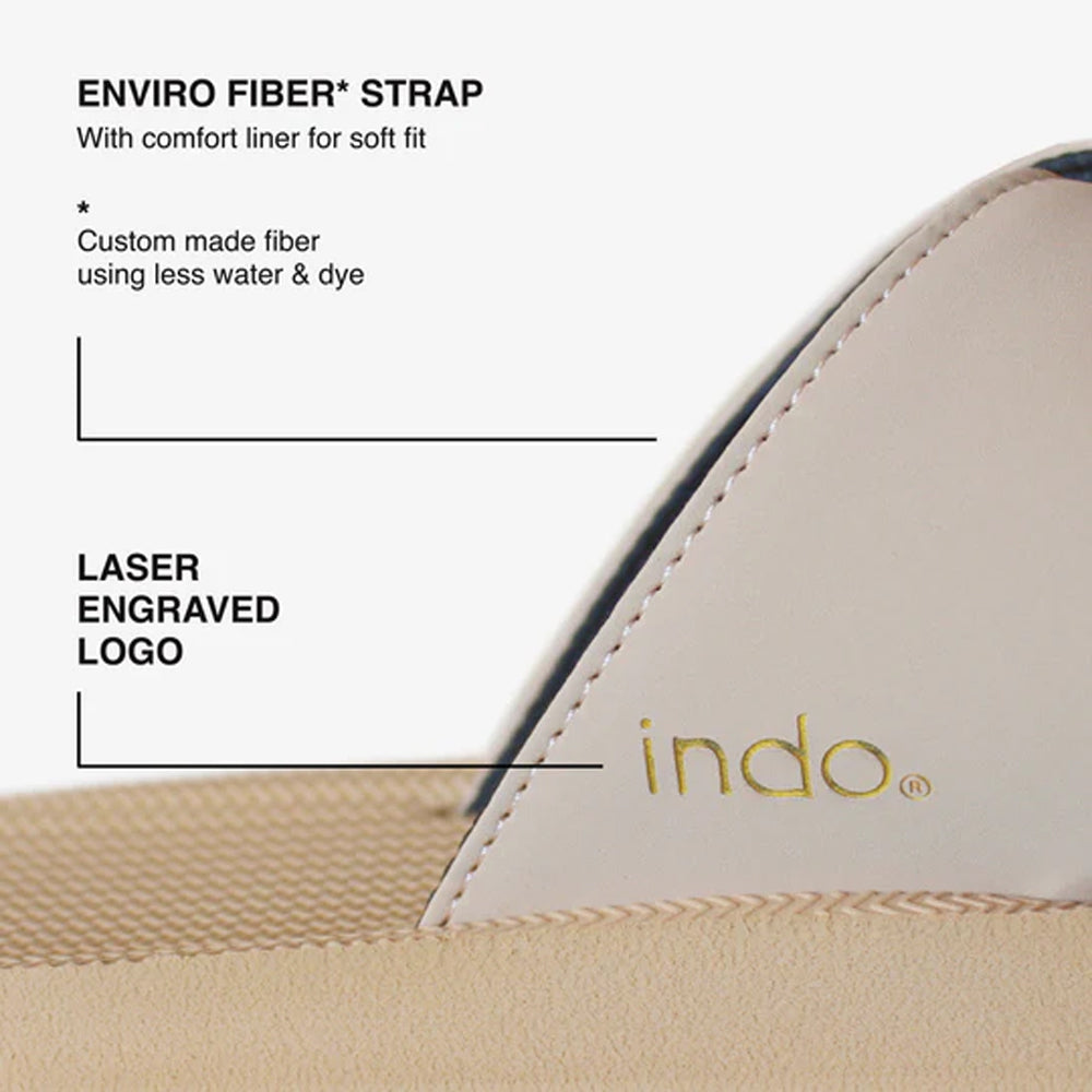 Indosole - Womens Sandals - ESSNTLS Cross - Soil Light Sandals Indosole