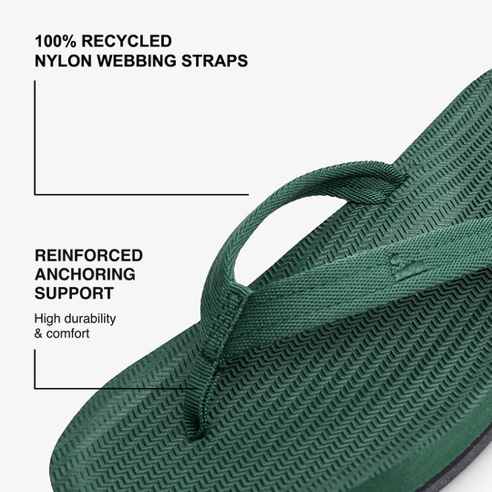 Indosole - Womens Flip Flops - Easy Living - Leaf Sandals Indosole