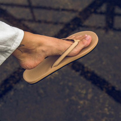 Indosole - Womens Flip Flops - ESSNTLS - Soil Light Sandals Indosole