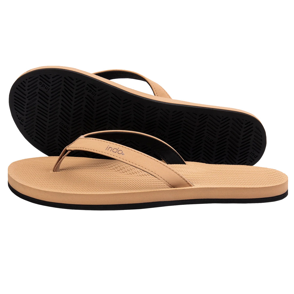 Indosole - Womens Flip Flops - ESSNTLS - Soil Light Sandals Indosole