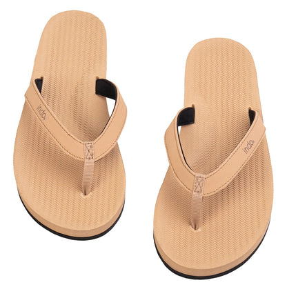 Indosole - Womens Flip Flops - ESSNTLS - Soil Light Sandals Indosole