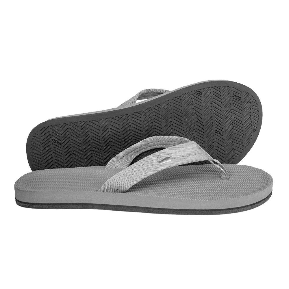 Indosole - Mens Flip Flops - Easy Living - Granite Sandals Indosole
