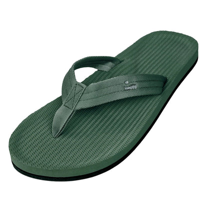 Indosole - Mens Flip Flops - Easy Living - Leaf Sandals Indosole UK 6/7 - EU 39/40