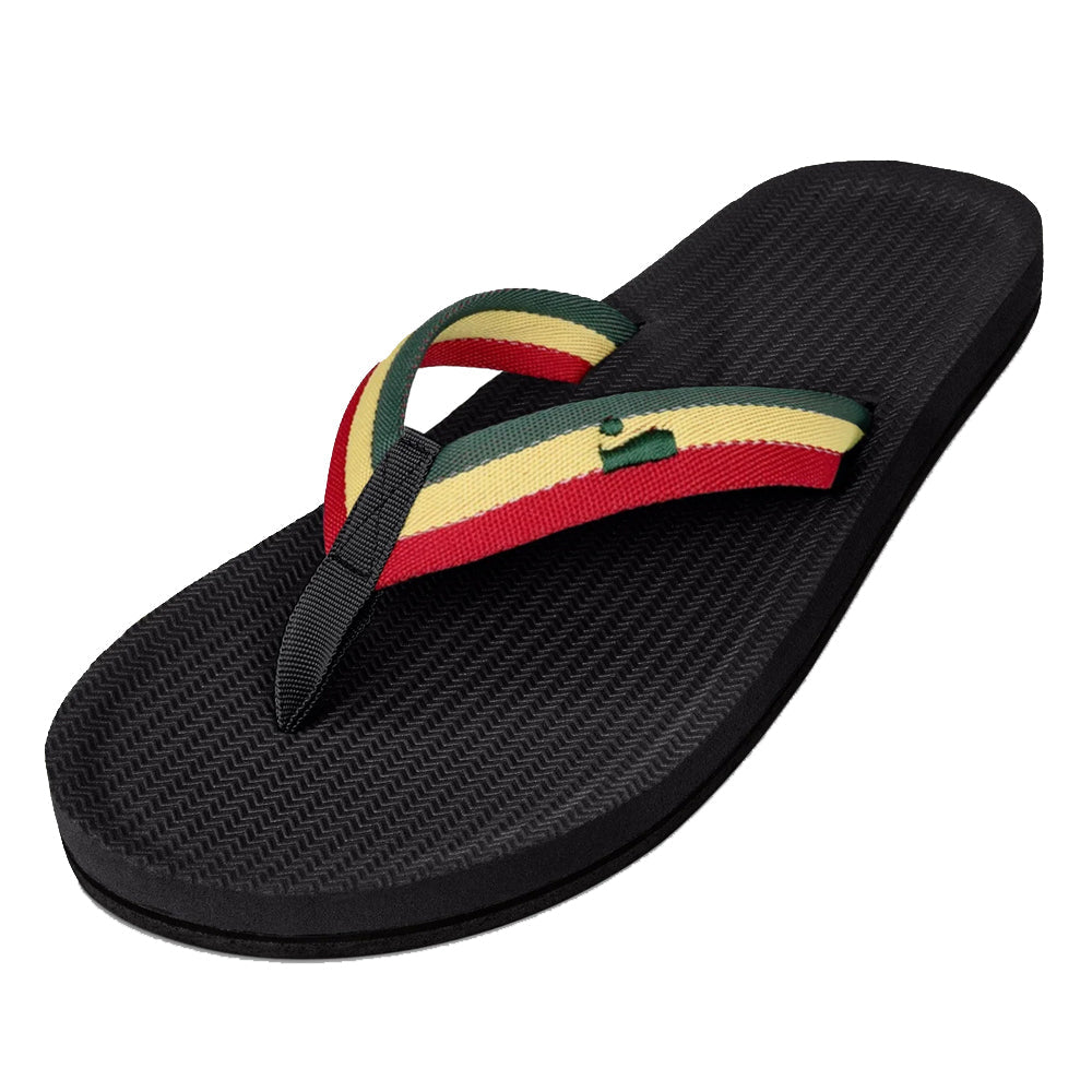 Indosole - Mens Flip Flops - Easy Living - Reggae Sandals Indosole UK 6/7 - EU 39/40