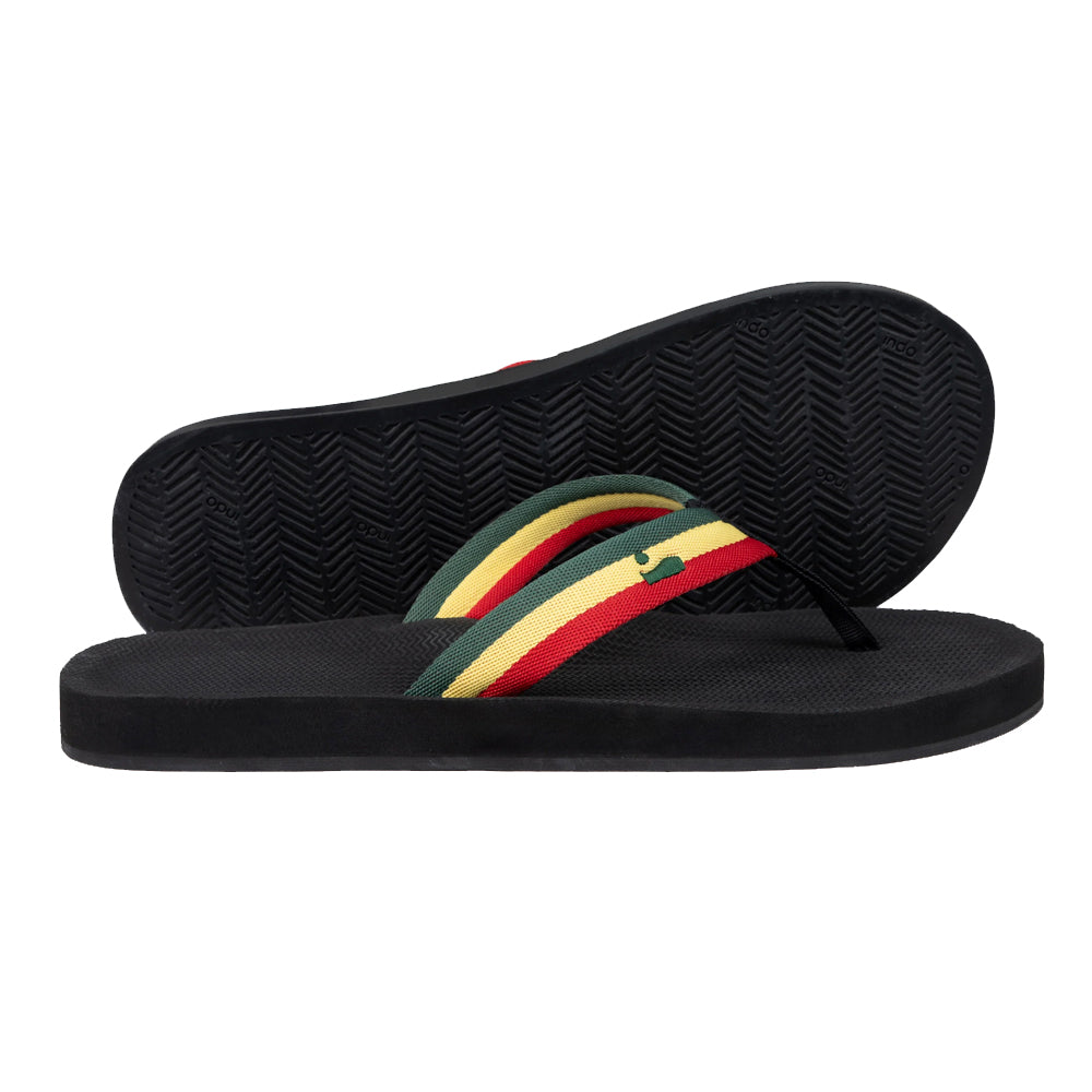 Indosole - Mens Flip Flops - Easy Living - Reggae Sandals Indosole