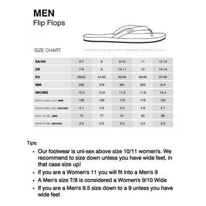 Indosole - Mens Flip Flops - Easy Living - Reggae Sandals Indosole
