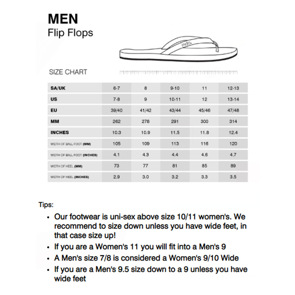 Indosole - Mens Flip Flops - Easy Living Lite - Soil Sandals Indosole