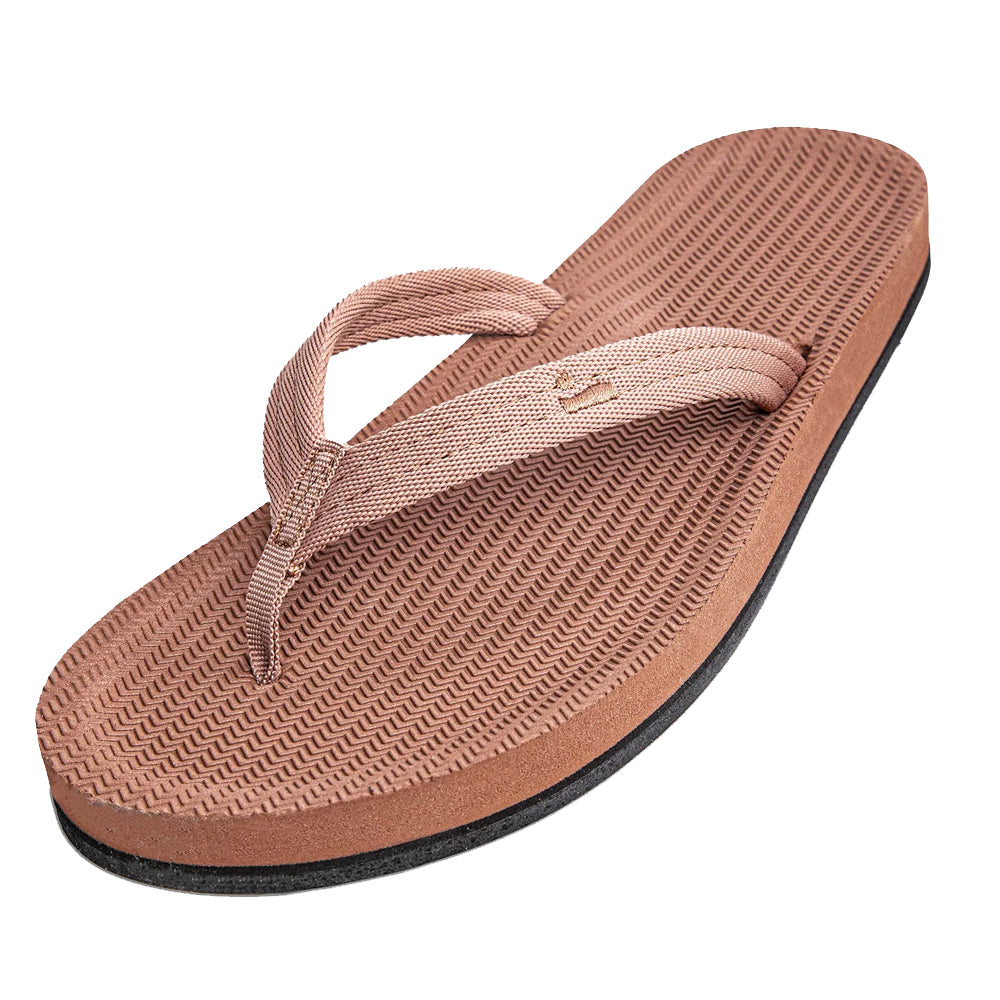 Indosole - Womens Flip Flops - Easy Living - Rust Sandals Indosole UK 3/4 - EU 35/36