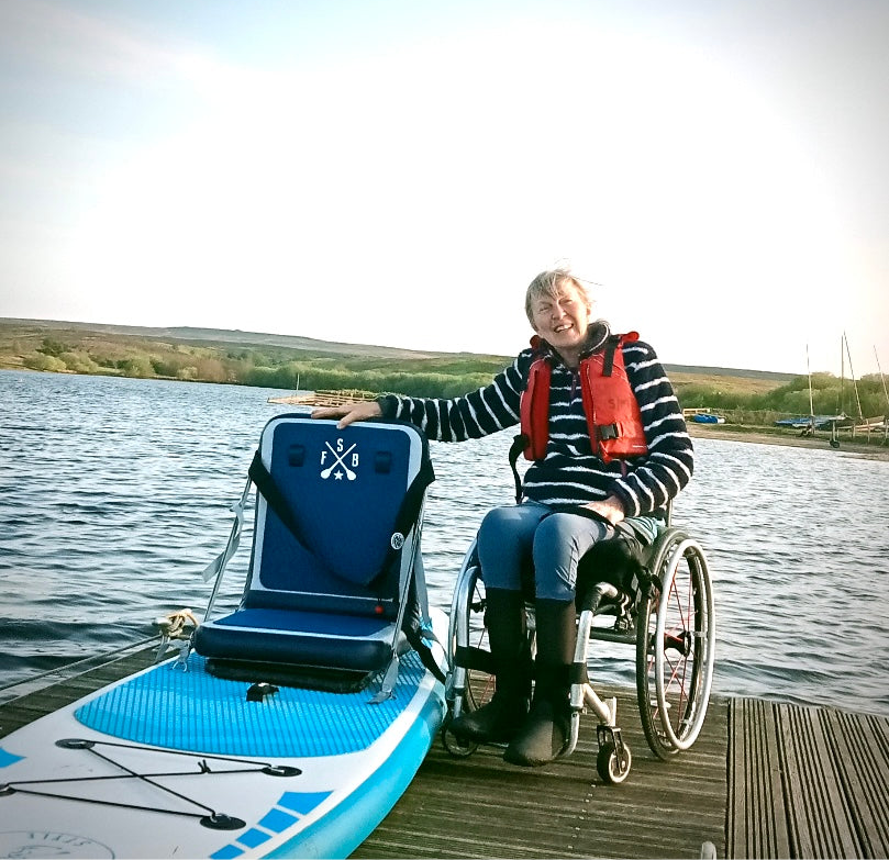 Adaptive Inflatable Paddle Board SUP Kayak Seat | Beach |Multi-Use Camping Chair FatStick Boards