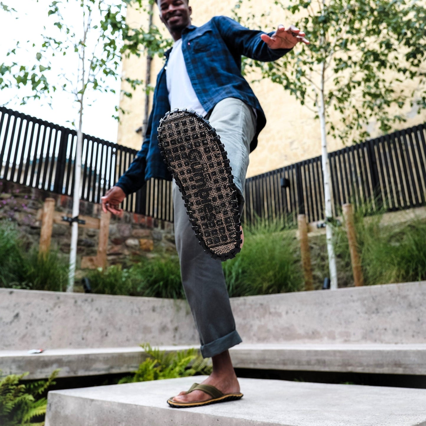 Islander Flip-Flops - Men's - Classic Khaki Islander Flip-Flops Gumbies