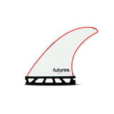 Futures Jordy Signature Honeycomb Medium Thruster Fin Set White Red