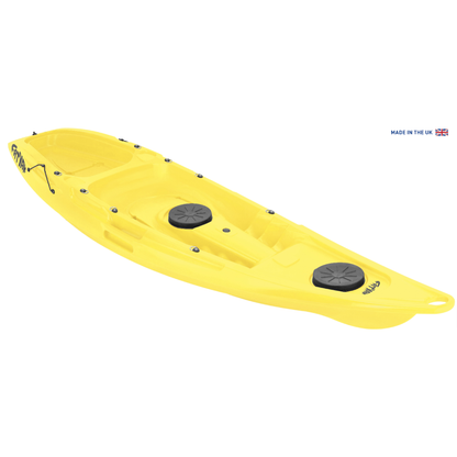 Kaafu Solo Kayak | Plastic Neutral | Yellow | Lightweight & Stable