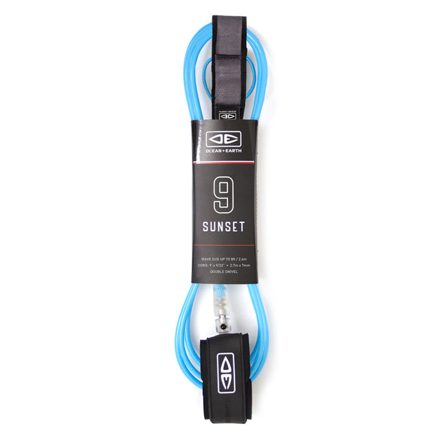 Ocean & Earth 9’0 Sunset Surfboard Leash Blue