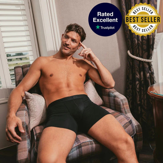 Bamboo Boxers, Perfected for Comfort Underwear Swole Panda Black S (28-31" / 71-79cm)