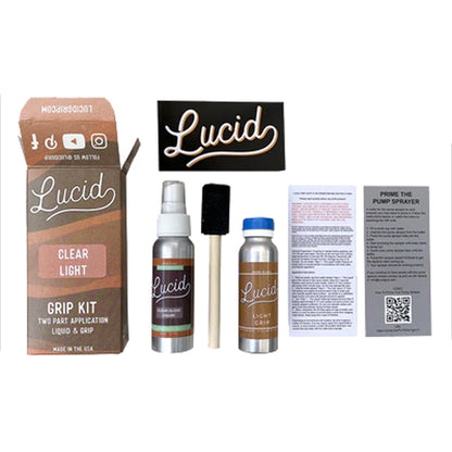 Lucid Grip - Clear - Light Skateboard Grip Tape Lucid Grip
