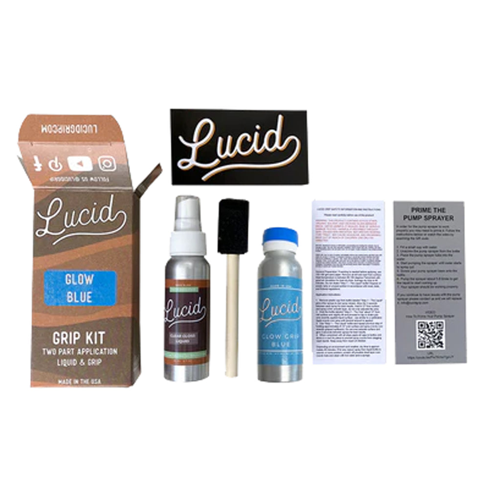 Lucid Grip - Glow - Blue Skateboard Grip Tape Lucid Grip