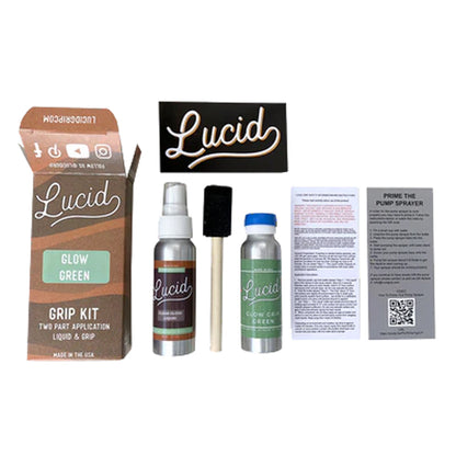 Lucid Grip - Glow - Green Skateboard Grip Tape Lucid Grip