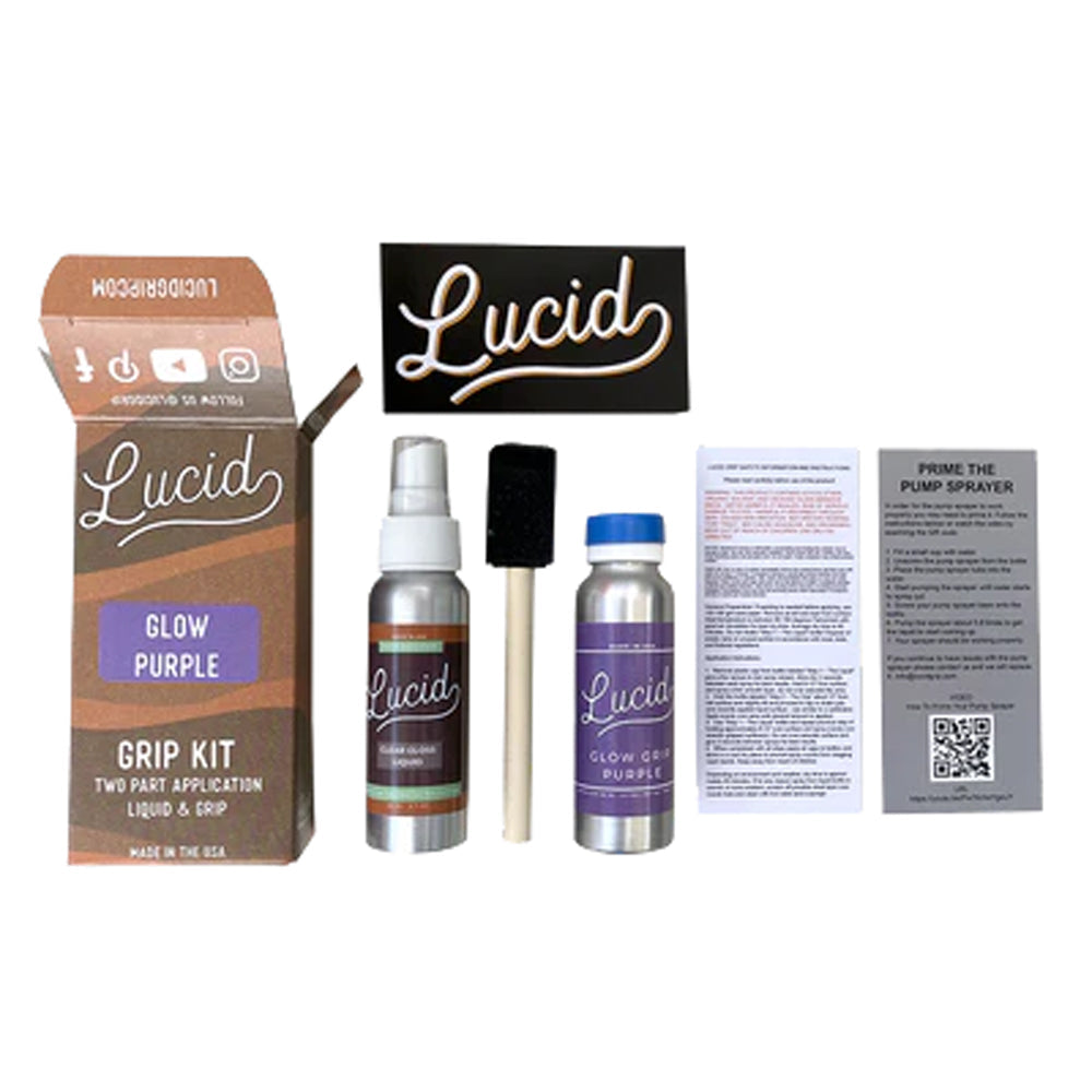 Lucid Grip - Glow - Purple Skateboard Grip Tape Lucid Grip