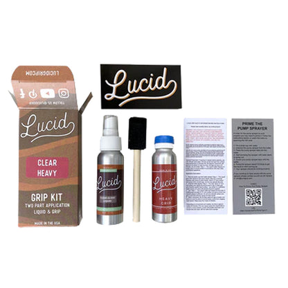 Lucid Grip - Clear - Heavy Skateboard Grip Tape Lucid Grip