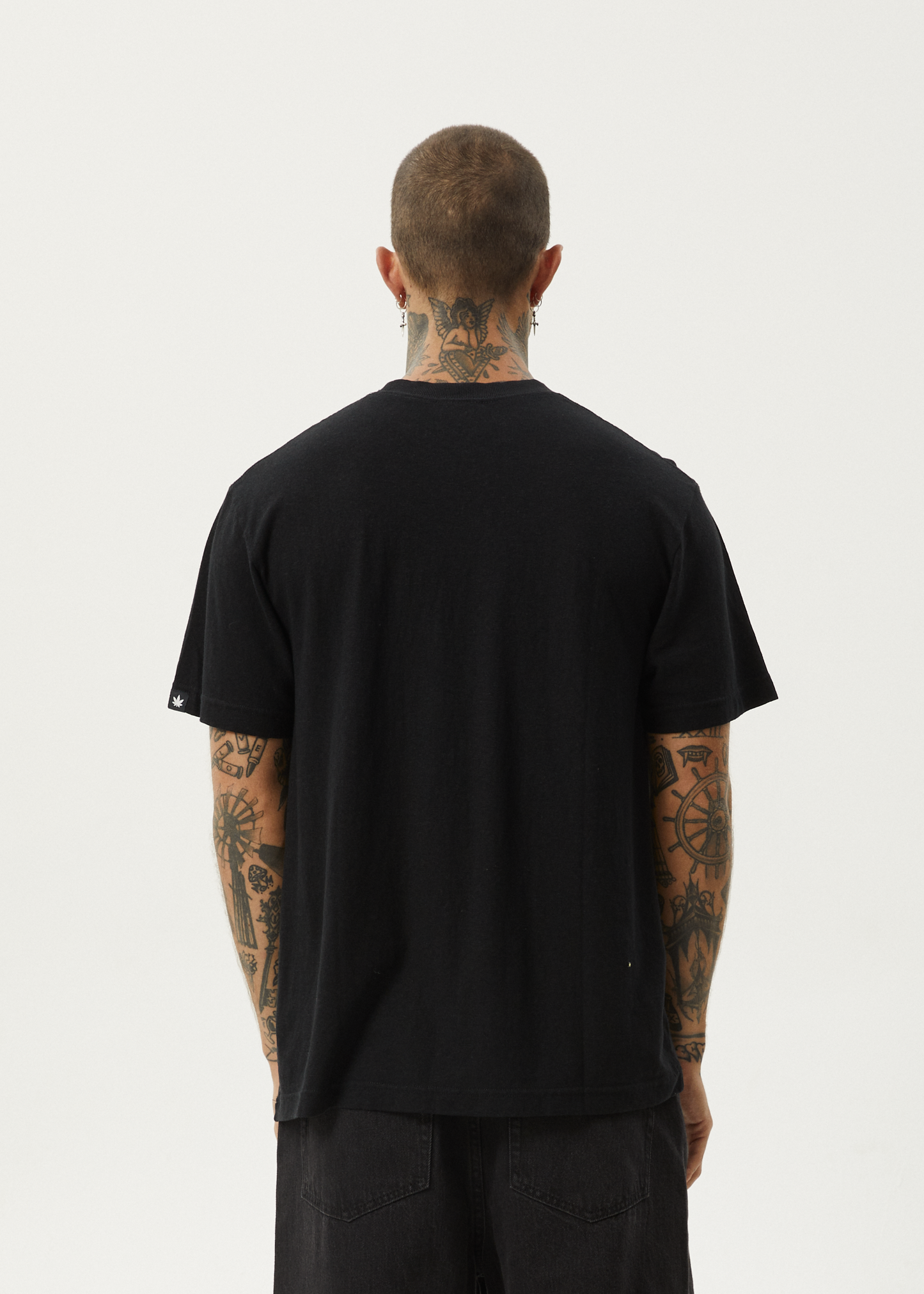 AFENDS Classic Retro Tee - Black tee shirt AFENDS