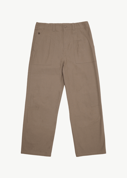 AFENDS Glider Pleated Pant - Fossil pant AFENDS
