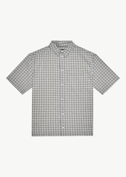 AFENDS Drew Seersucker Shirt short sleeve shirt AFENDS